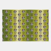 Promotion Congratulations Custom Message Gift ラッピングペーパーシート (正面)