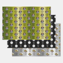 Promotion Congratulations Custom Message Gift ラッピングペーパーシート