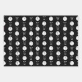 Promotion Congratulations Custom Message Gift ラッピングペーパーシート (正面2)