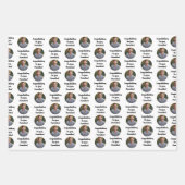 Promotion Congratulations Custom Message Gift ラッピングペーパーシート (正面)