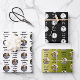 Promotion Congratulations Custom Message Gift ラッピングペーパーシート