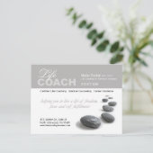 PROMOTION Life Coachの広告 ポストカード (スタンド正面)