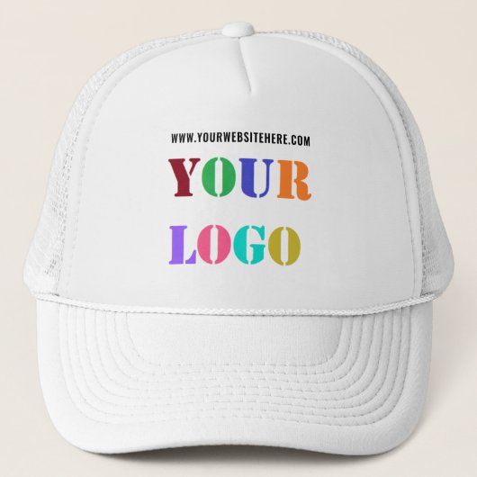 Promotional Business Hat Your Logo and Website キャップ (正面)
