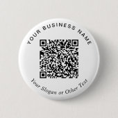 Promotional Business QR Code Pin 缶バッジ (正面)
