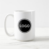 Promotional Company Logo Simple Business コーヒーマグカップ (左)