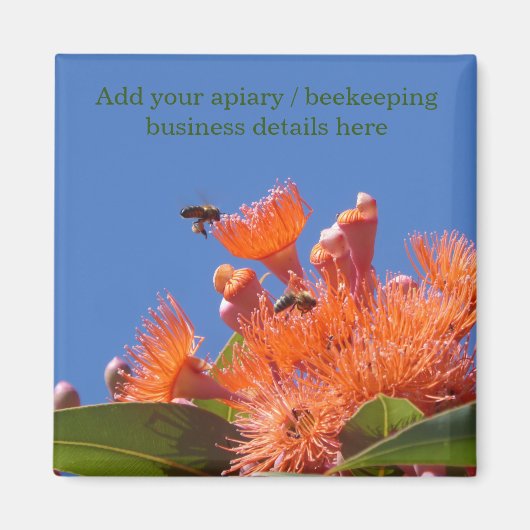 PROMOTIONAL FRIDGE MAGNET FOR APIARIST BEEKEEPER マグネット (正面)