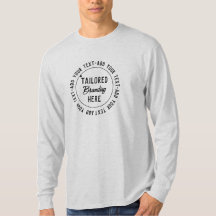Promotional Grey Logo Staff T-Shirt