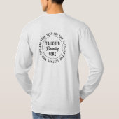 Promotional Grey Logo Staff T-Shirt Tシャツ (裏面)