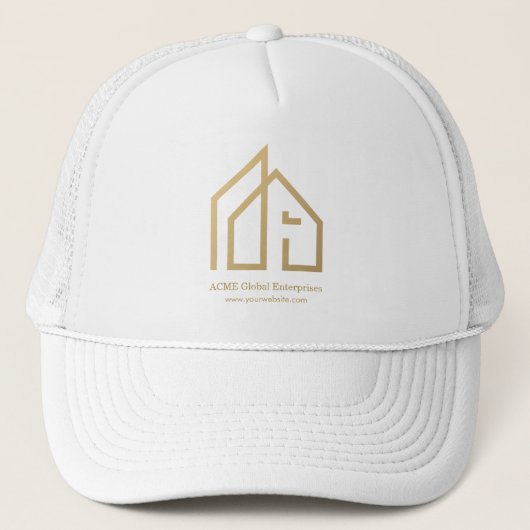 Promotional Item Modern Real Estate Custom Logo キャップ (正面)