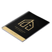 Promotional Item Modern Real Estate Custom Logo ノートブック (左側)