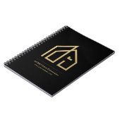 Promotional Item Modern Real Estate Custom Logo ノートブック (左側)