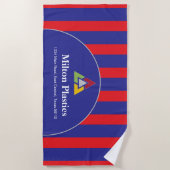 Promotional Logo Beach Towel ビーチタオル (正面)