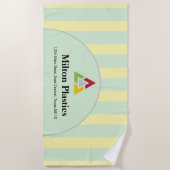 Promotional Logo Beach Towel ビーチタオル (正面)