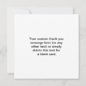 Promotional QR code (editable) plus Logo Pattern サンキューカード (裏面)