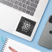 Promotional QR code (editable) plus Logo Pattern シール (ノートパソコンとiPhone)