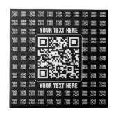 Promotional QR code (editable) plus Logo Pattern タイル (正面)