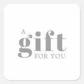 Promotional Salon Business Gift スクエアシール (正面)