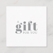 Promotional Salon Business Gift ロイヤリティカード (正面)