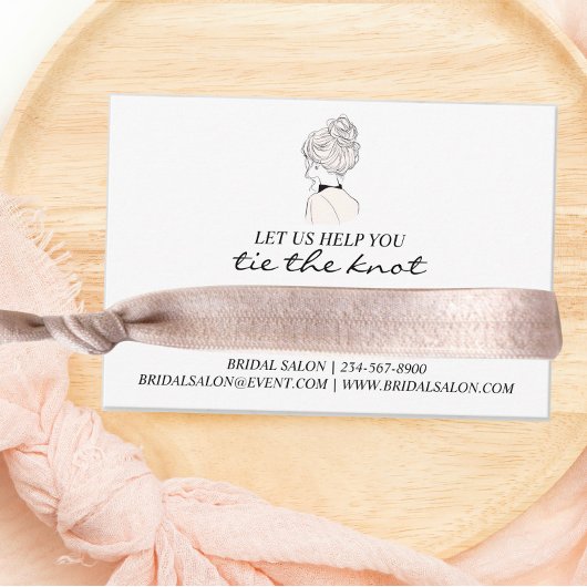 Promotional Wedding Business Hair Tie Holder エンクロージャーカード
