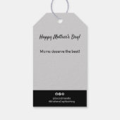 Promotive Happy Mother's Day Social Connect ギフトタグ (裏面)