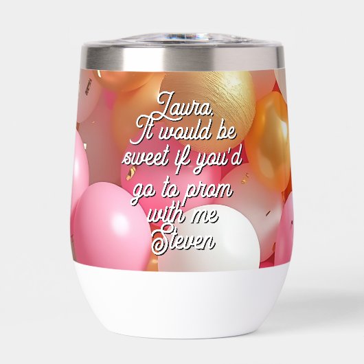 Promposal | Go to Prom with Me | Gold and Black (正面)