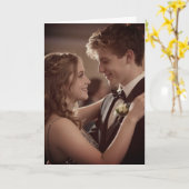 Promposal | Prom Invite Photo カード (黄色い花)