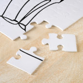 Promposal | Will You go to Prom with Me? Line Art ジグソーパズル (側面)