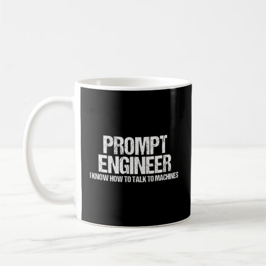 Prompt Engineer Ai Expert コーヒーマグカップ (左)