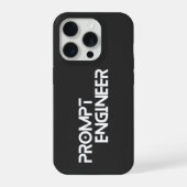 Prompt engineer minimalist quote iPhoneケース (裏面)