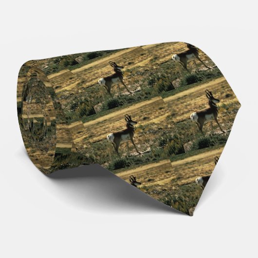 Pronghornカモシカ ネクタイ (ロール)