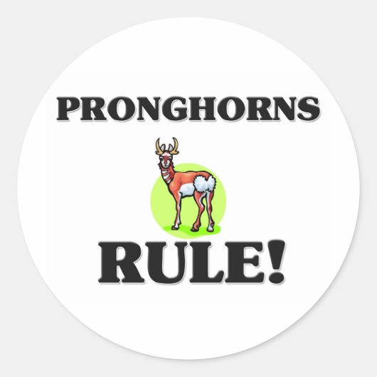 PRONGORNSルール! ラウンドシール (正面)