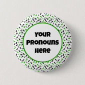 PRONONSレインボーフラストレンニュートリスプライド旗 缶バッジ (正面)