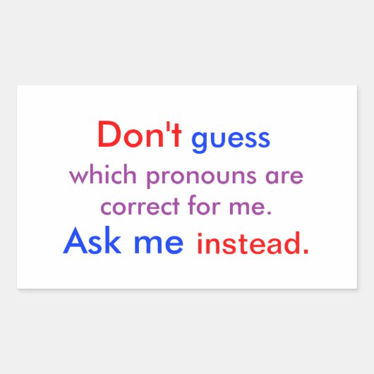 Pronos 頼 Me Light 長方形シール (正面)