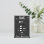 PROOF 名刺 (スタンド正面)