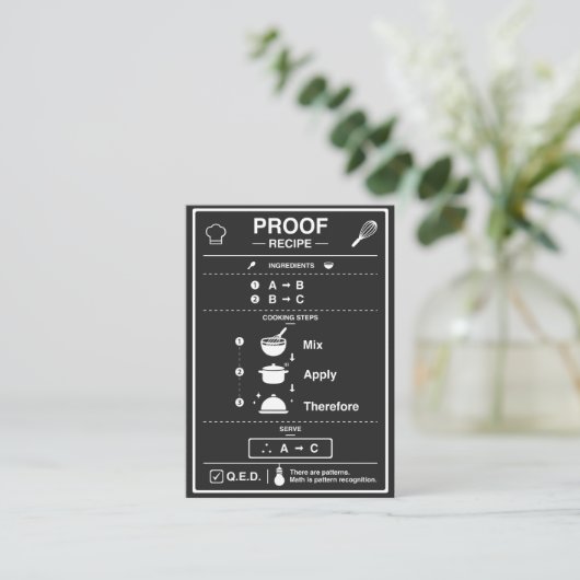 PROOF 名刺 (スタンド正面)
