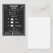 PROOF 名刺 (正面/裏面)