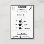 PROOF 名刺 (正面)