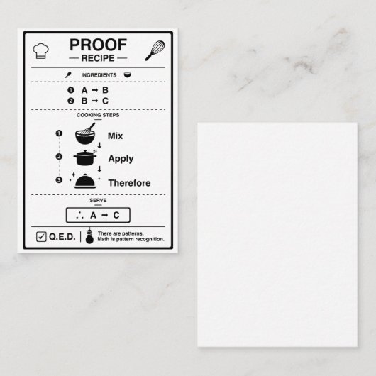 PROOF 名刺 (正面/裏面)