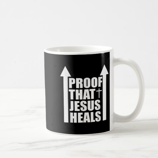 Proof That Jesus Heals - I Am Healed - Christian コーヒーマグカップ (右)