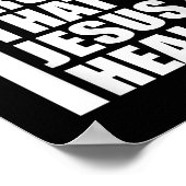 Proof That Jesus Heals - I Am Healed - Christian  ポスター (角)