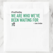 #ProofPointDay 6月ジョーダンステッカー 長方形シール (バッグ)