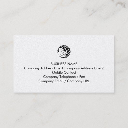 Proofreader Cursive Monogram Business Card 名刺 (裏面)