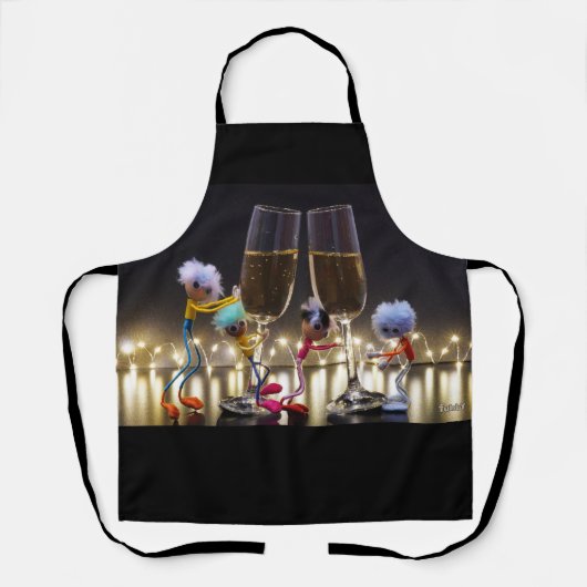 Proostende Fubby's die wat te vieren hebben. エプロン (正面)