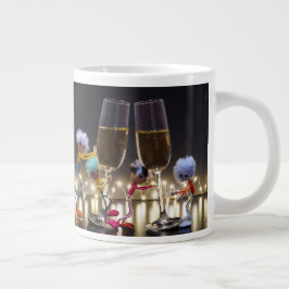 Proostende Fubby's die wat te vieren hebben. ジャンボコーヒーマグカップ