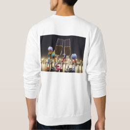 Proostende Fubby's die wat te vieren hebben. スウェットシャツ