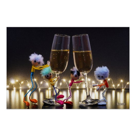 Proostende Fubby's die wat te vieren hebben. ポスター (正面)