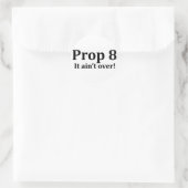 Prop 8ステッカー ラウンドシール (バッグ)