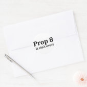 Prop 8ステッカー ラウンドシール (封筒)