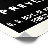 Propaganda Poster USA Prevent Forest Fires - Our ポスター (角)