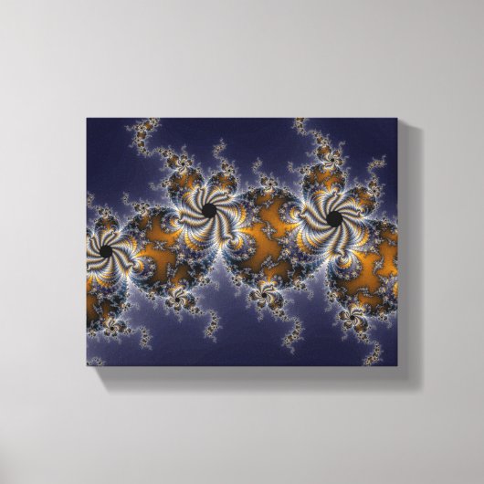 Propelleflora – 旋回フラクタル キャンバスプリント (正面)